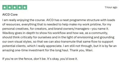 Academy review highlighting the business blueprint module