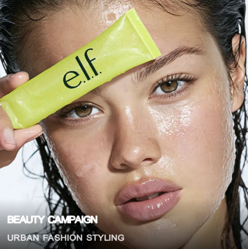 e.l.f. beauty campaign, AI generated