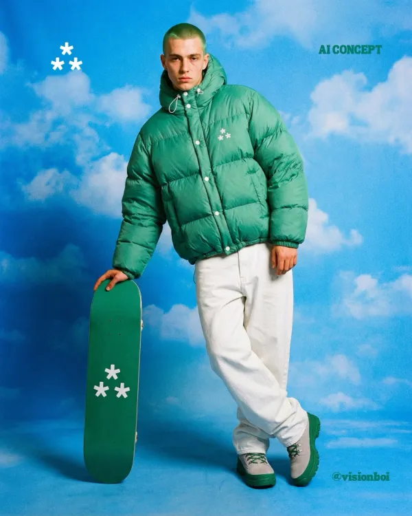 VisionBoi member work, Sunday boots product shot